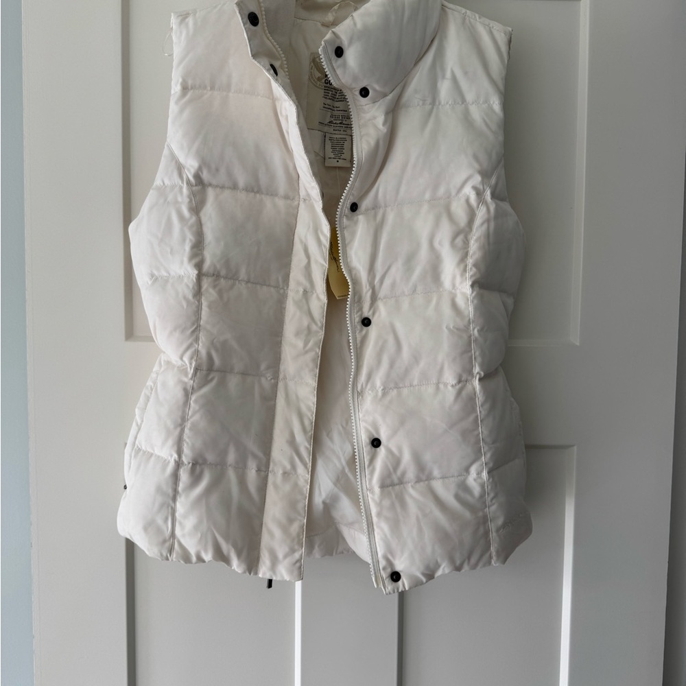 Winter White Puffer Vest